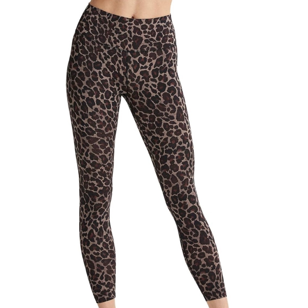 NWT Varley Luna 25” Legging in Tortoise Leopard Size S